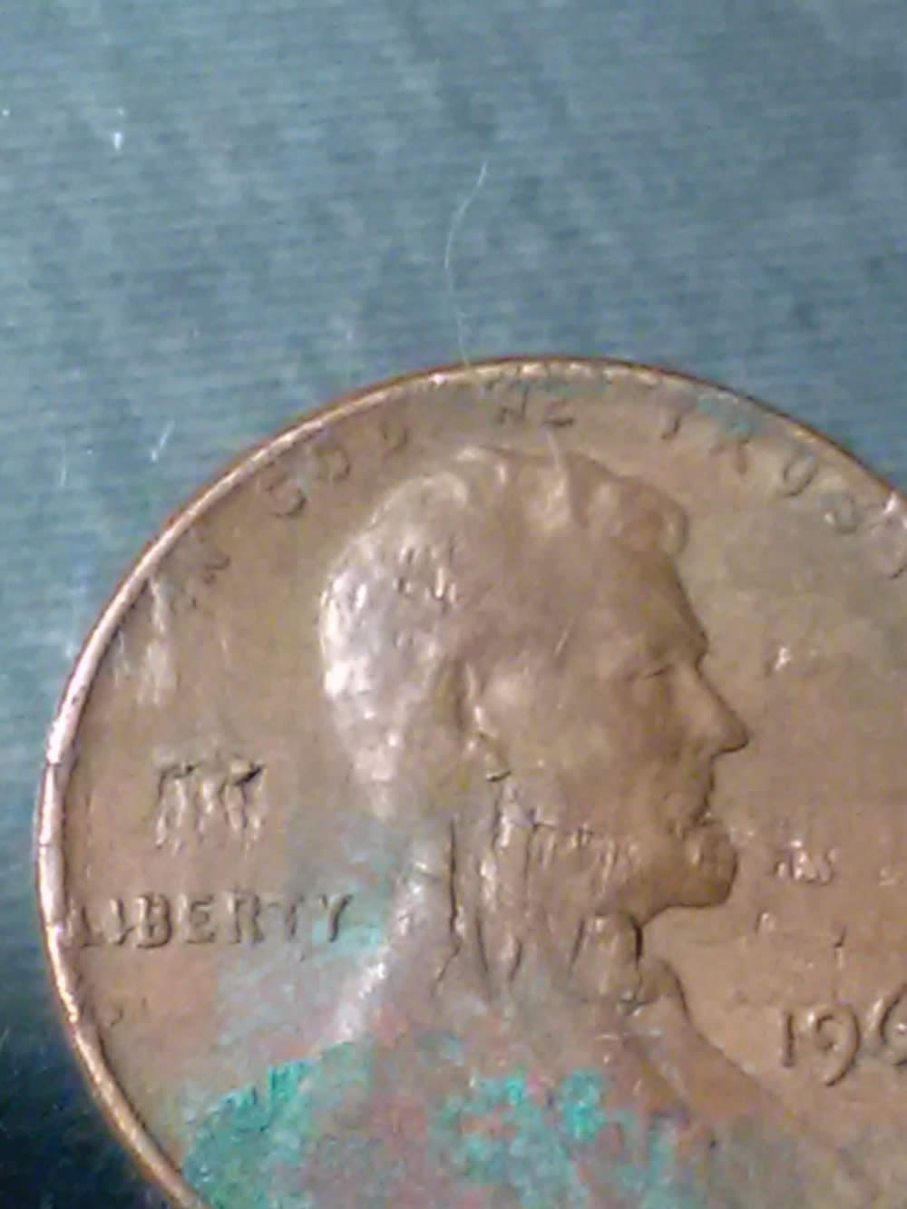 1967-P--LC-With-Bad-Lamination-Error-With-Peeling-Piece-Of-Flake